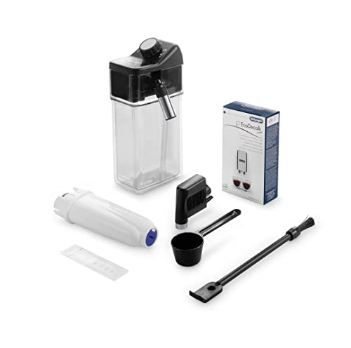 De'Longhi Dinamica Plus ECAM370.95.T – Machine à Café à Grains avec Mousseur à Lait, Cappuccino & Espresso, Écran TFT 3,5", Contrôle App, 1450W, Titan