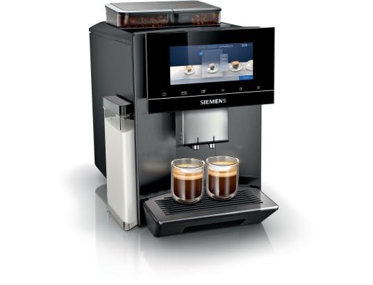 Siemens EQ900 extraKlasse TQ907DF5 – Machine à Café Expresso Automatique, Inox Foncé, Double Bac