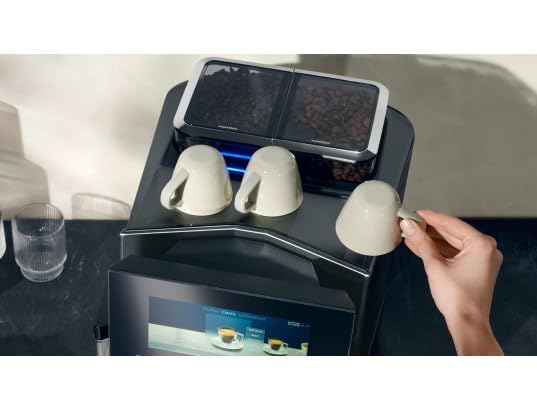 Siemens EQ900 extraKlasse TQ907DF5 – Machine à Café Expresso Automatique, Inox Foncé, Double Bac