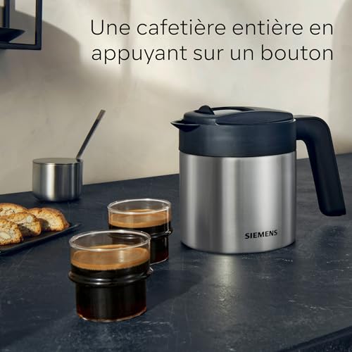 Siemens EQ900 TQ903R03 – Machine à Café Automatique Expresso avec BaristaMode, eGrinder, Écran iSelect 6,8", Home Connect, Acier Inoxydable