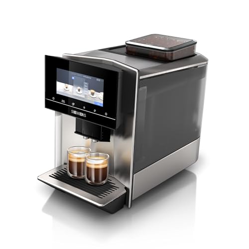 Siemens EQ900 TQ903R03 – Machine à Café Automatique Expresso avec BaristaMode, eGrinder, Écran iSelect 6,8", Home Connect, Acier Inoxydable