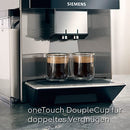 Siemens EQ900 TQ907D03 – Machine à Café Automatique avec Écran Tactile et Contrôle App, 2 Réservoirs, 1500 W