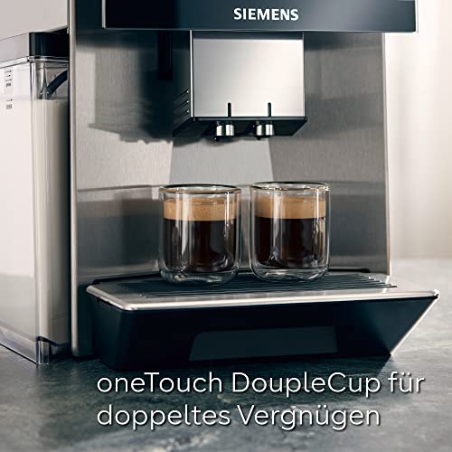 Siemens EQ900 TQ907D03 – Machine à Café Automatique avec Écran Tactile et Contrôle App, 2 Réservoirs, 1500 W