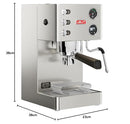Lelit Victoria PL91T – Machine à Café Expresso avec Mousseur à Lait, Acier Inoxydable Brossé