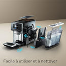 Siemens EQ700 TP715R01 Classic – Machine à Café à Grains Automatique avec Écran iSelect, Cold & Slow Brew, Cappuccinatore, Home Connect, Gris Anthracite