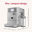 KitchenAid KF7 KES8557 – Machine à Expresso Automatique 2 Tasses, Acier Inoxydable