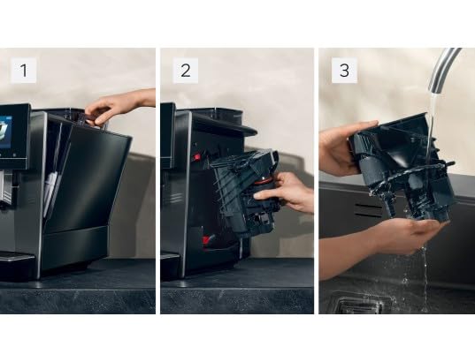 Siemens EQ900 extraKlasse TQ907DF5 – Machine à Café Expresso Automatique, Inox Foncé, Double Bac