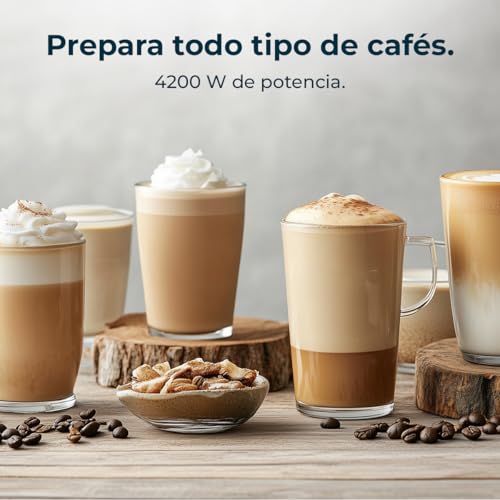 Cecotec Barista Mattina 2X – Machine à Café Expresso Professionnelle à Deux Groupes, Pré-Infusion, Pompe 9 Bars, Chaudière Triple, Affichage PID