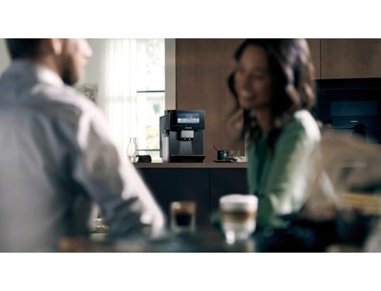 Siemens EQ900 extraKlasse TQ907DF5 – Machine à Café Expresso Automatique, Inox Foncé, Double Bac