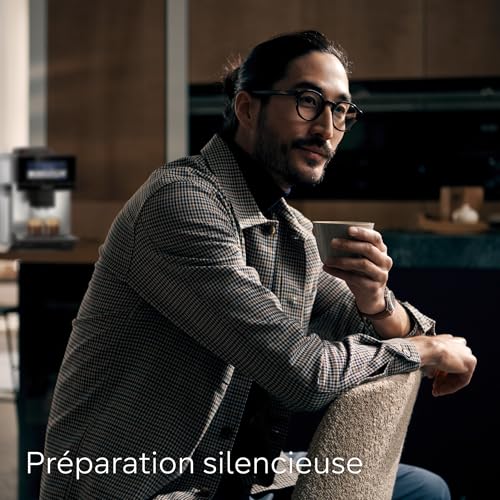 Siemens EQ900 TQ903R03 – Machine à Café Automatique Expresso avec BaristaMode, eGrinder, Écran iSelect 6,8", Home Connect, Acier Inoxydable