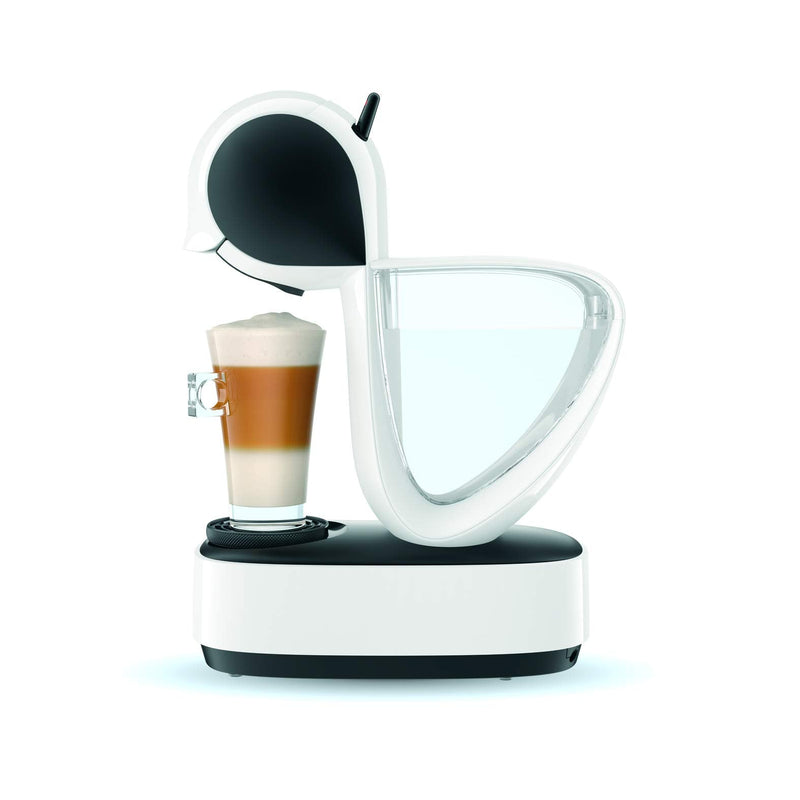 Krups Nescafé Dolce Gusto Infinissima YY3876FD – Machine à Café Capsules 15 Bars, Multi-Boissons Chaudes & Froides, Grand Réservoir, Mode Éco, Blanche