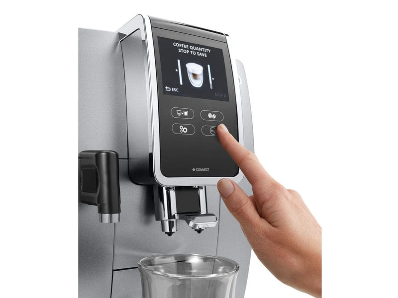 De'Longhi Dinamica Plus ECAM370.85.SB – Machine à Café Automatique Noir et Argent