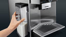 Siemens EQ.9 Plus Connect s500 TI9553X1RW – Machine à Café Automatique Connectée, Broyeur Céramique, 14 Recettes, Mode Barista, Inox