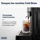 De'Longhi Eletta Explore ECAM452.67.G – Machine à Café Barista Automatique, Espresso & Cold Brew, LatteCrema Hot & Cool, Pot à Café Inclus, Gris Foncé