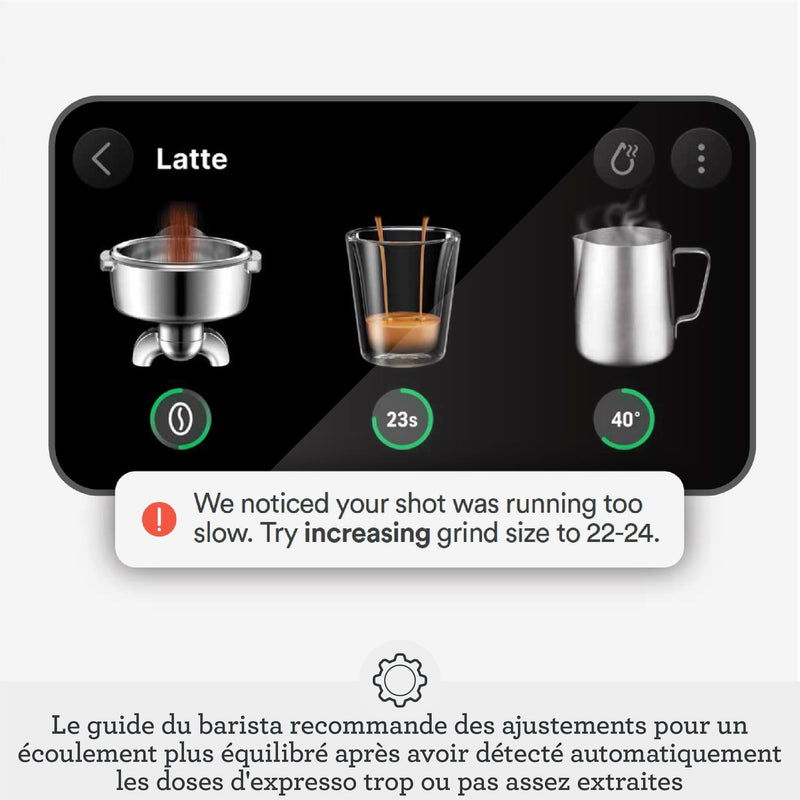 Sage The Oracle Jet – Machine Expresso à Porte-Filtre avec Moulin Intégré et Mousseur à Lait, 1600W, 14 Programmes, Truffe Noire