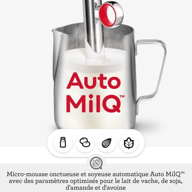 Sage The Oracle Jet – Machine Expresso à Porte-Filtre avec Moulin Intégré, Mousseur à Lait Manuel & Automatique, 1600W, 14 Programmes, Acier Inoxydable