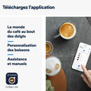 De'Longhi PrimaDonna Soul ECAM612.55.SB – Machine à Café à Grains Expresso & Cappuccino, Technologie Bean Adapt, Argent/Noir