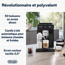 De'Longhi Eletta Explore ECAM452.67.G – Machine à Café Barista Automatique, Espresso & Cold Brew, LatteCrema Hot & Cool, Pot à Café Inclus, Gris Foncé