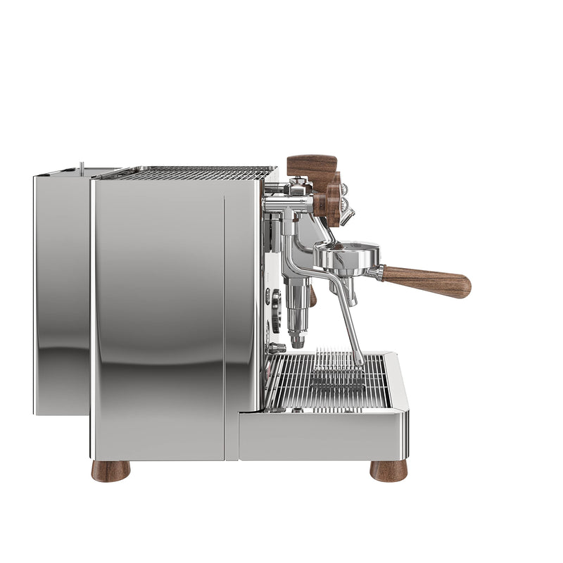 Lelit Bianca PL162T-4G81 – Machine à Café avec Mousseur à Lait et Double Chaudière, Acier Inoxydable Poli