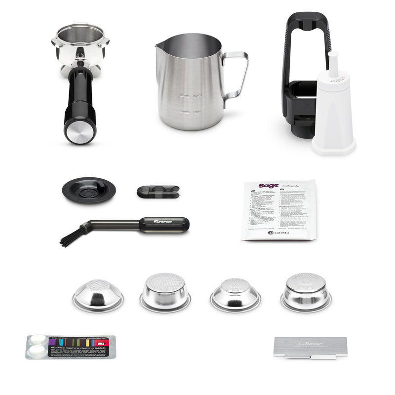 Sage The Barista Touch Impress – Machine à Café Automatique avec Mousseur de Lait et Moulin Intégré, 8 Programmes, Truffe Noire