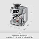 Sage The Oracle Dual Boiler – Machine à Café Automatique avec Mousseur à Lait, 16 Programmes, Acier Inoxydable