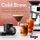 Sage The Oracle Jet – Machine Expresso à Porte-Filtre avec Moulin Intégré, Mousseur à Lait Manuel & Automatique, 1600W, 14 Programmes, Acier Inoxydable