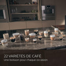 Xelsis Deluxe SM8782/30 – Machine à Café Expresso à Grains avec Wi-Fi, 22 Spécialités, Écran Tactile 5", Broyeur Céramique