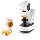 Krups Nescafé Dolce Gusto Infinissima YY3876FD – Machine à Café Capsules 15 Bars, Multi-Boissons Chaudes & Froides, Grand Réservoir, Mode Éco, Blanche