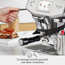 Sage The Barista Touch Impress – Machine à Café Automatique avec Mousseur de Lait et Moulin Intégré, 8 Programmes, Truffe Noire