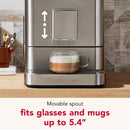 KitchenAid KF6 KES8556 – Machine à Expresso Automatique 2 Tasses, Acier Inoxydable