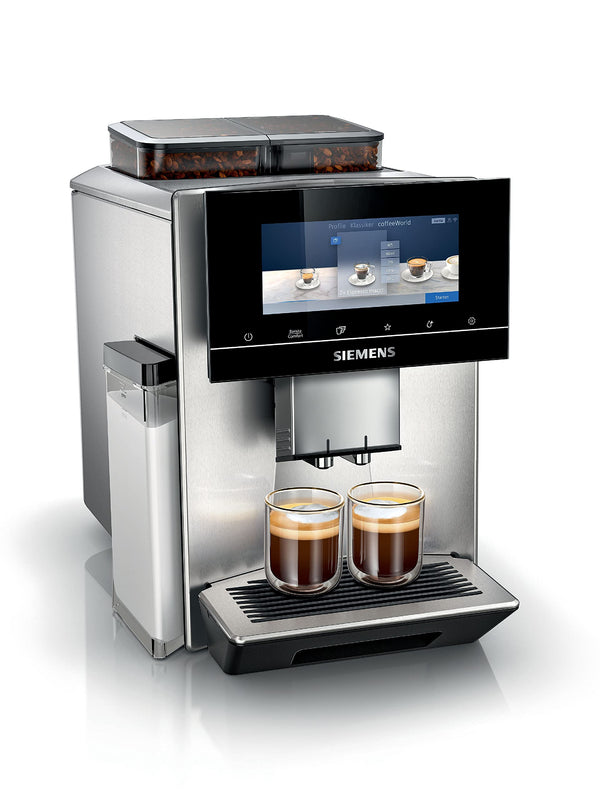 Siemens EQ900 TQ907D03 – Machine à Café Automatique avec Écran Tactile et Contrôle App, 2 Réservoirs, 1500 W